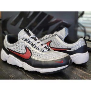 2016 Nike Zoom Spiridon White/Silver/Red Running Shoes 905221-002 Women 8